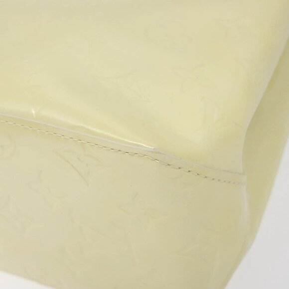 LOUIS VUITTON Monogram Vernis Reade PM Hand Bag Perle M91336 LV Auth BA3673 - Picture 4 of 16